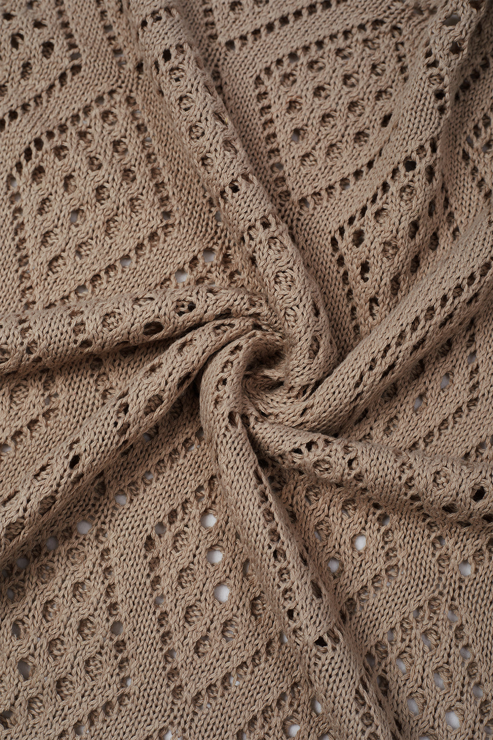 Solid Color Cutout Knit Top