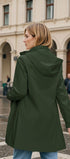 Windproof trench coat #oran_Army Green