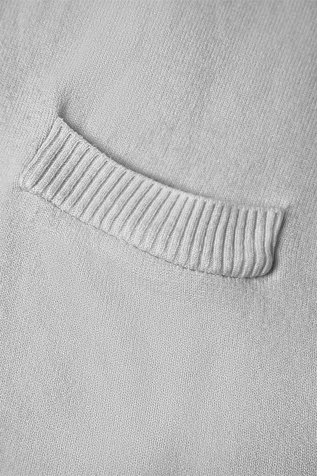 V-Neck Single Breasted Knit Cardigan