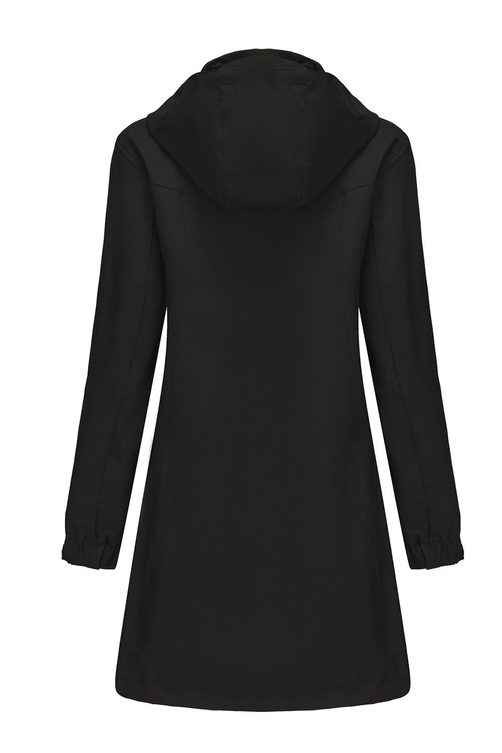 Midi windproof trench coat