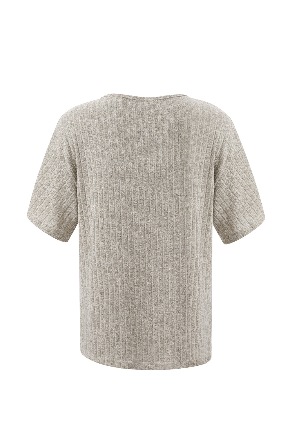 Solid Color Bold Stripe Loungewear Set