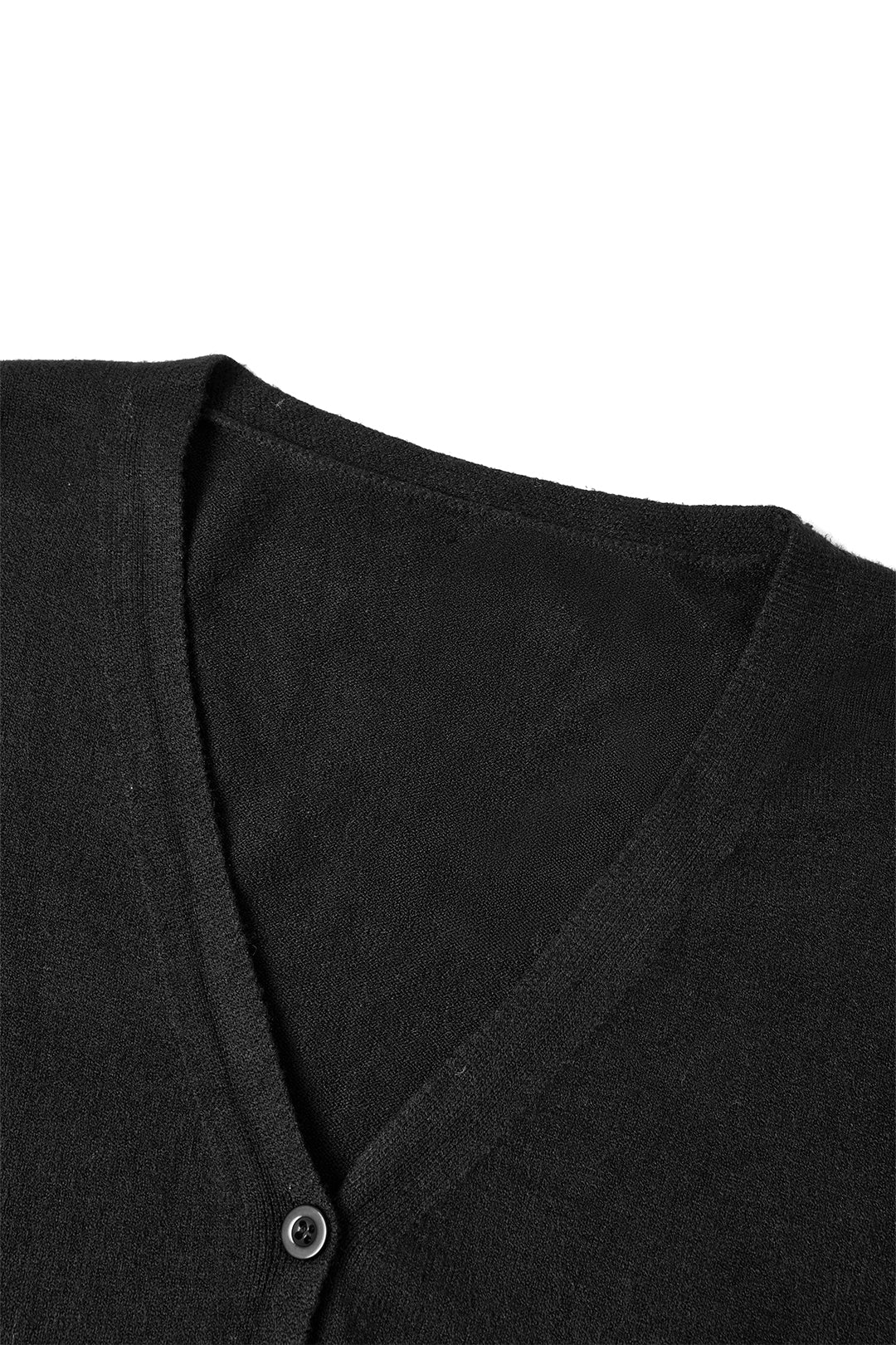 V-Neck Single Breasted Knit Cardigan