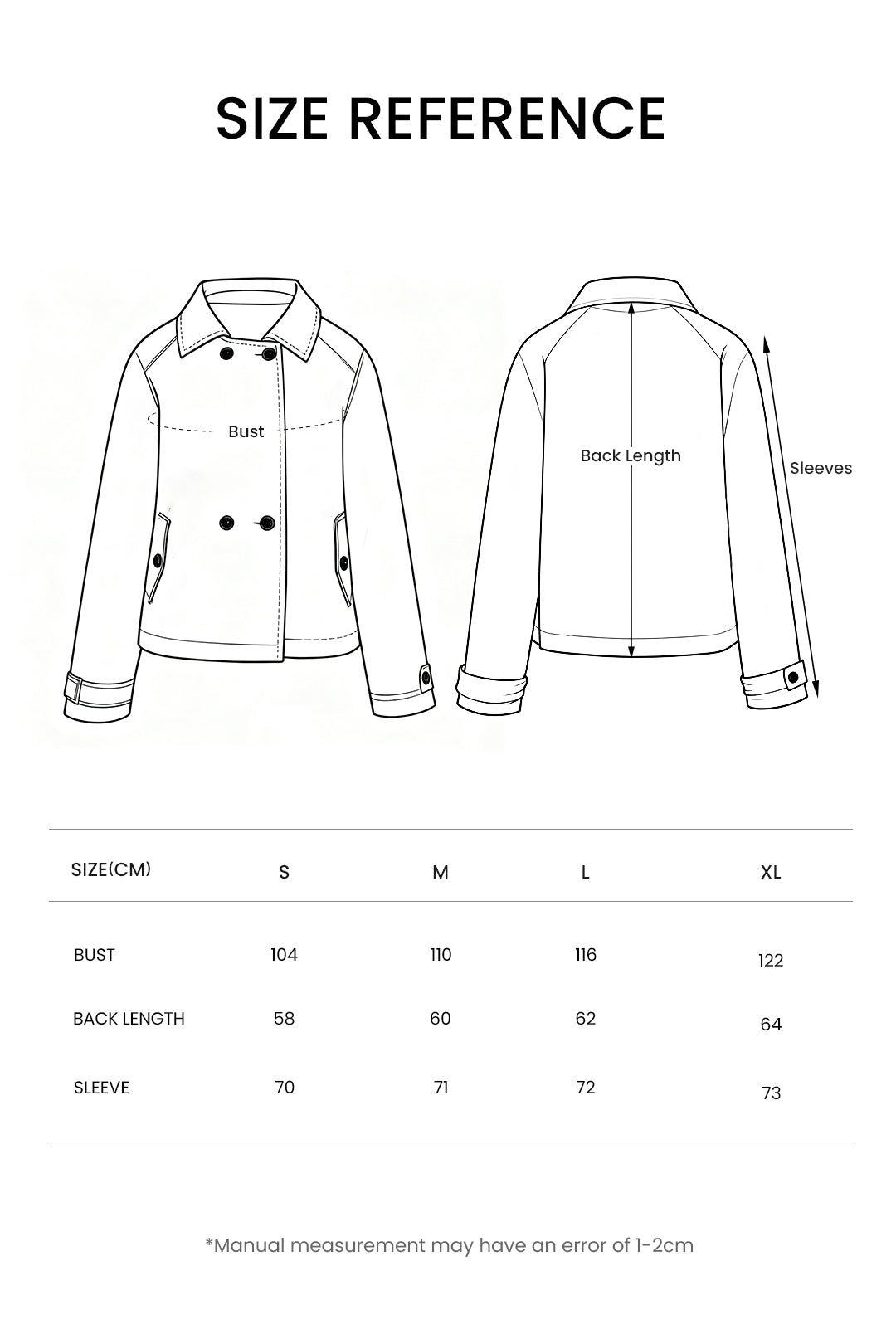 Short Length Khaki Trench Coat in Khaki