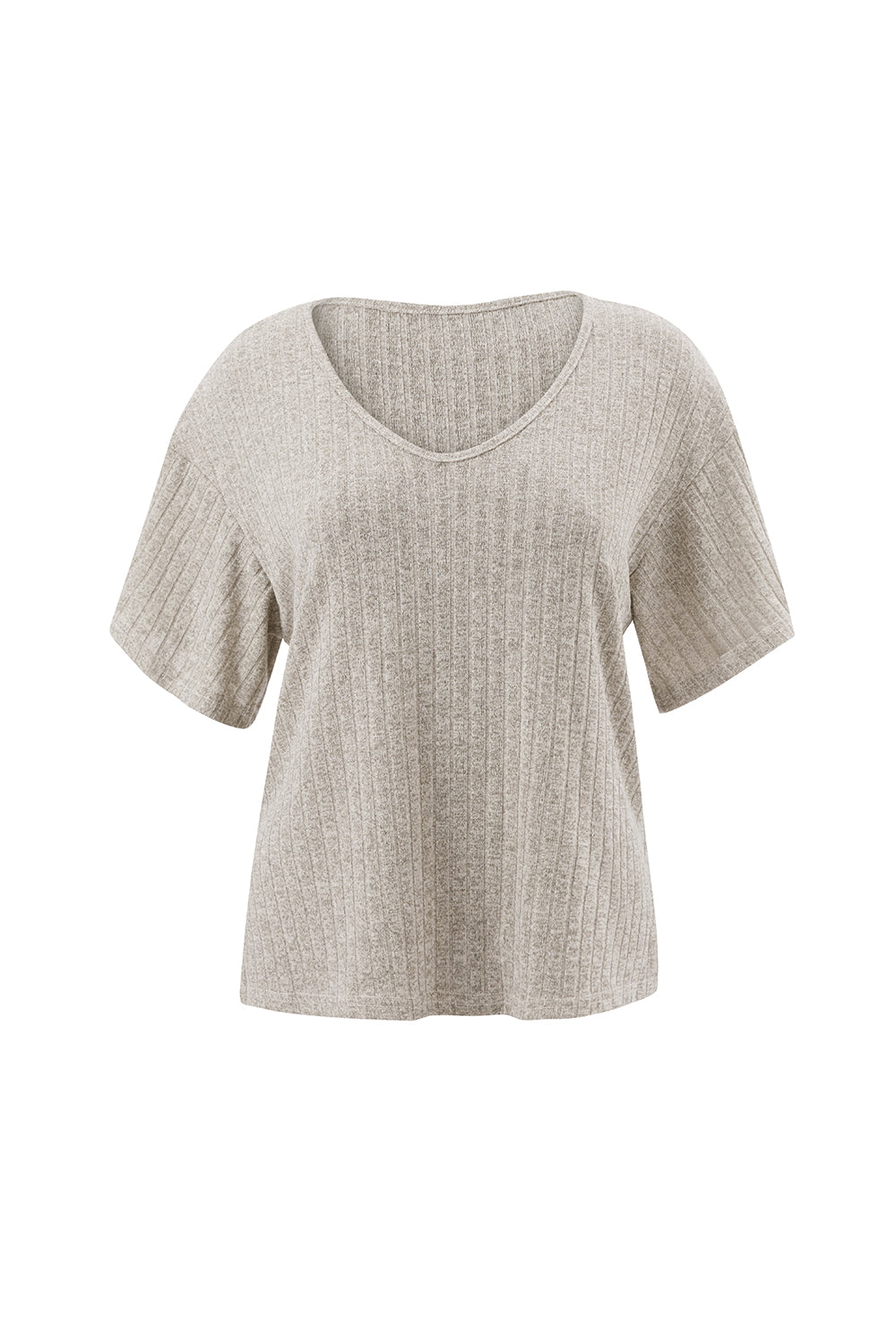 Solid Color Bold Stripe Loungewear Set