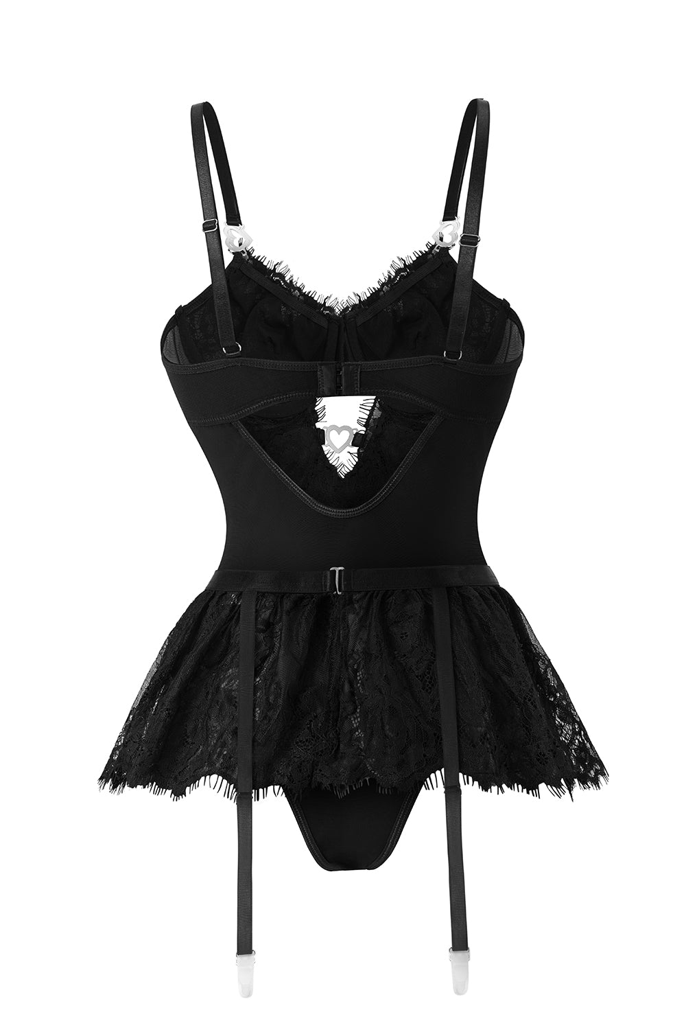 Sexy Bodysuit Lingerie Set with Garter Belt Sexy Bodysuit Lingerie Set with Garter Belt