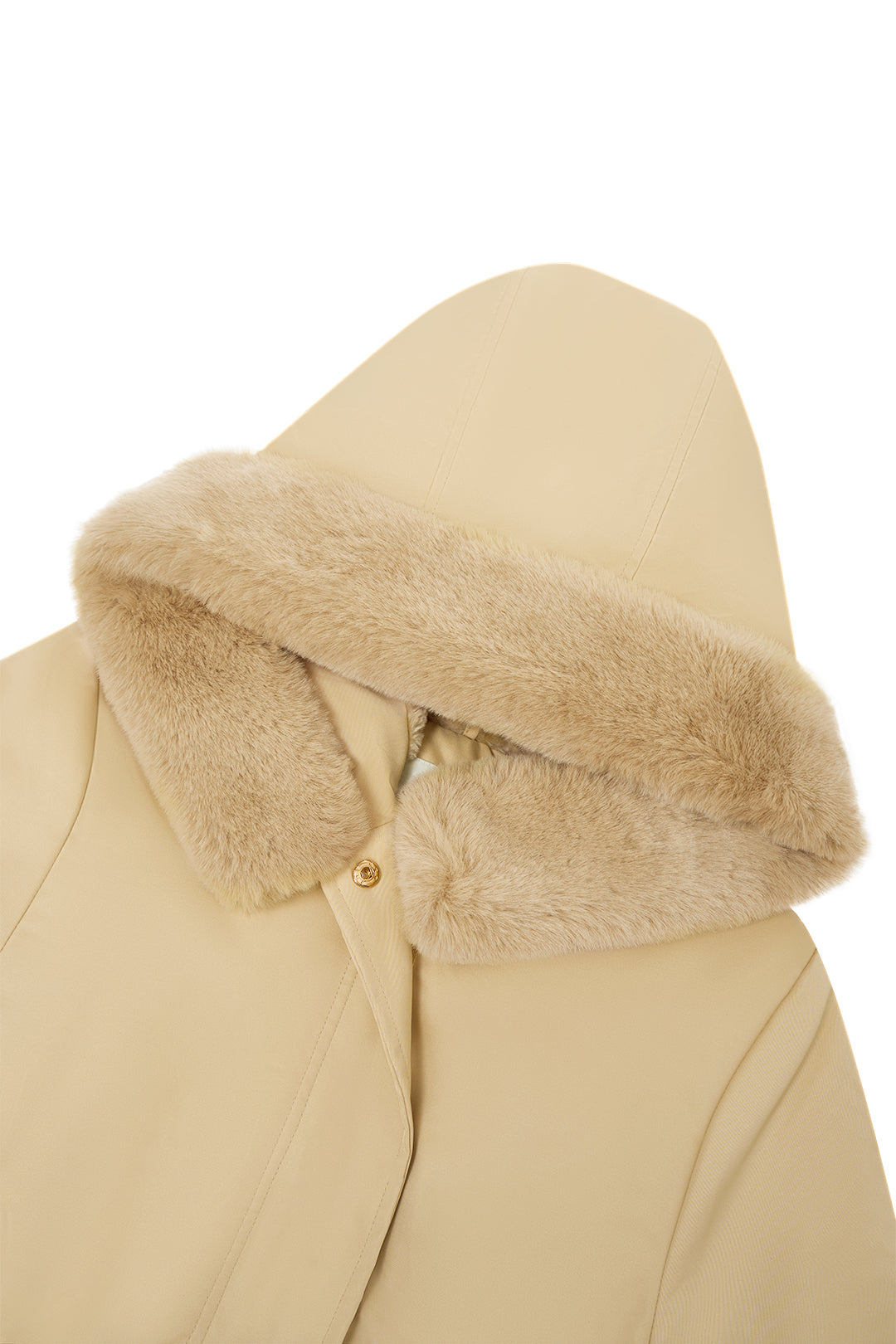 Fur Collar Slim Fit Stylish Warm Coat