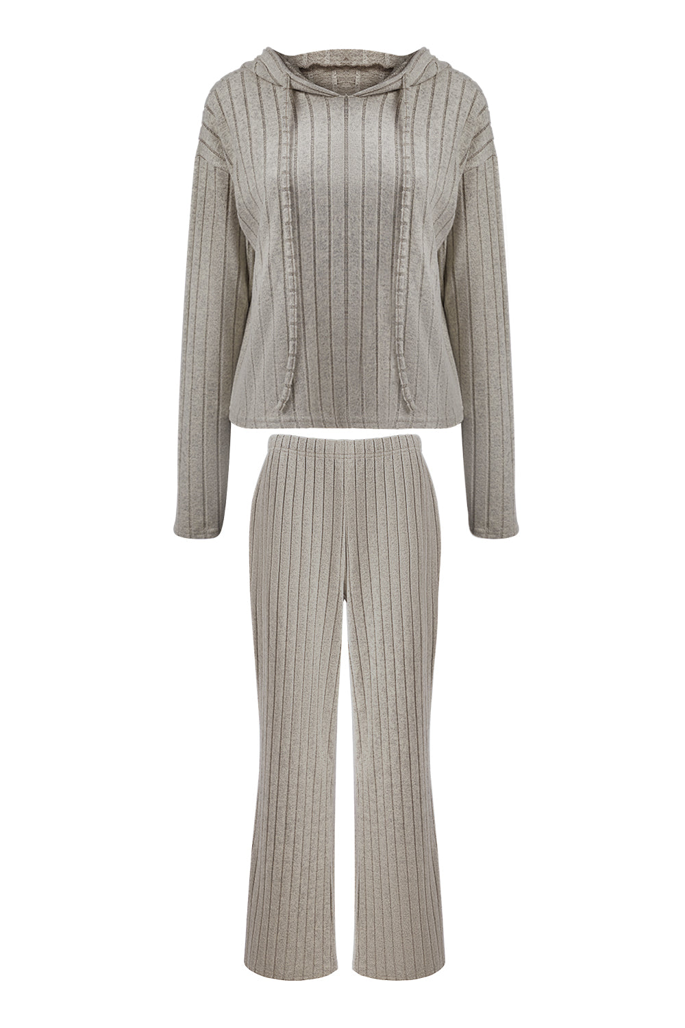 Knit Striped Loungewear Set