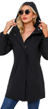 Windproof trench coat #oran_Black