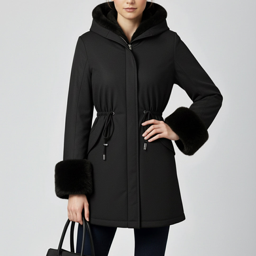 warm nipped waist coat #oran_Black
