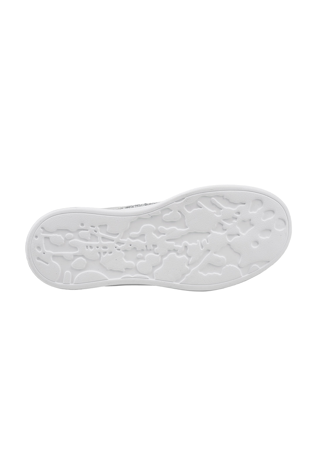 Glitter Platform Flat Trainers