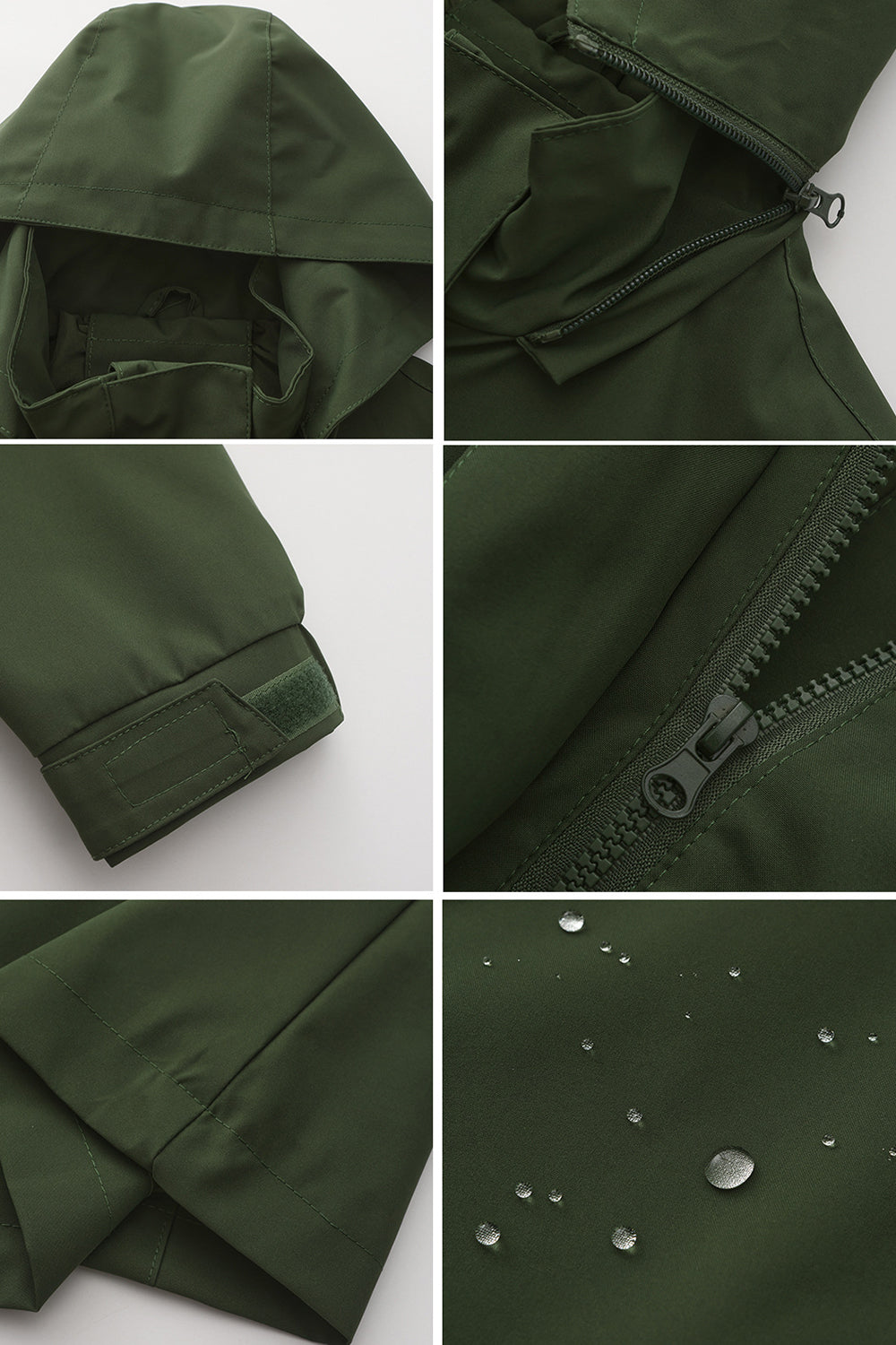 Midi windproof trench coat