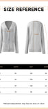 V-Neck Knit Cardigan #oran_Gray