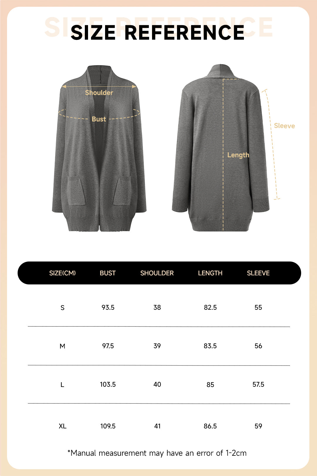 Knit Open Front Cardigan