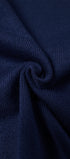 Knit Open Front Cardigan #oran_Navy